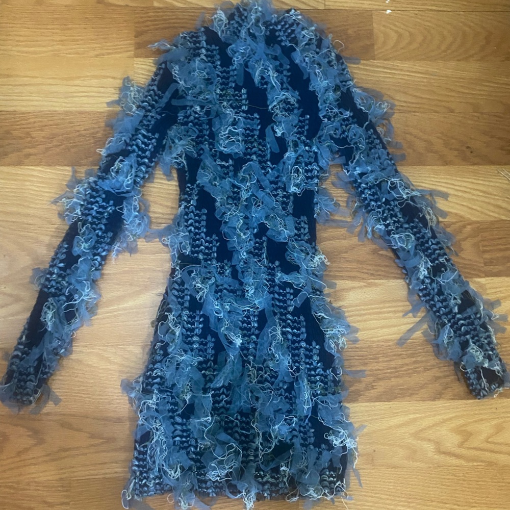 Long sleeve blue dress size medium $50 - Picture 1 of 1